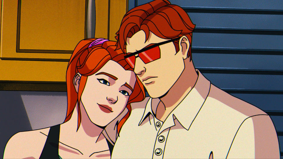 Cyclops and Jean Grey in X-Men '97