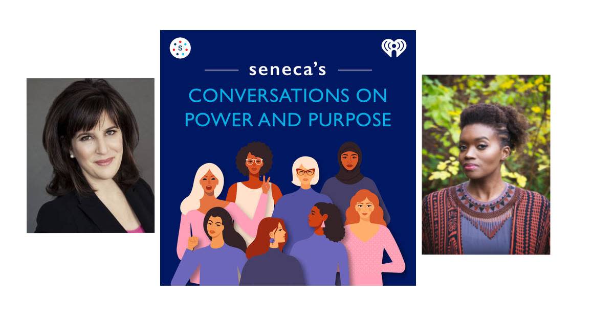 Keep Going, a six-part podcast series by MAKERS and broadcast by the Seneca Women Podcast Network on iHEARTRadio, is hosted by Seneca Women chief executive officer and co-founder Kim Azzarelli and guest-hosted by author, poet, and podcaster Amena Brown. 