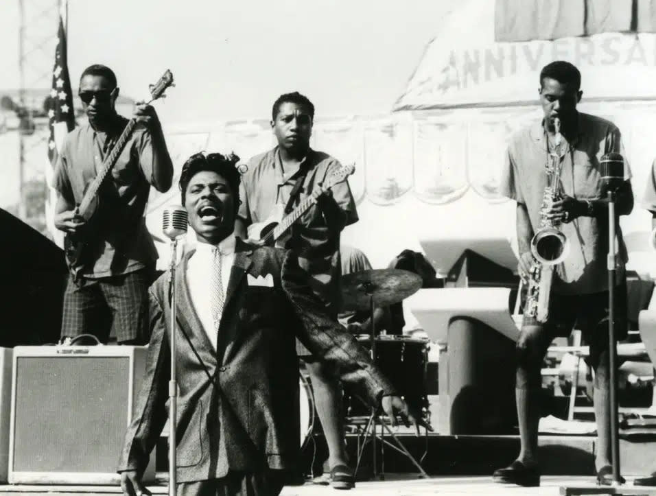 This image released by Magnolia Pictures shows Little Richard from the documentary “Little Richard: I Am Everything.” (Alamy Stock Photo/Magnolia Pictures via AP)