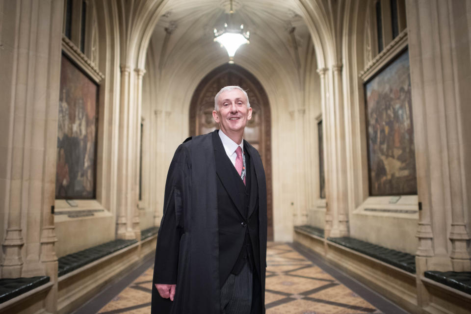 Sir Lindsay Hoyle in the House of Commons after becoming the new Speaker (Picture: PA/Getty)