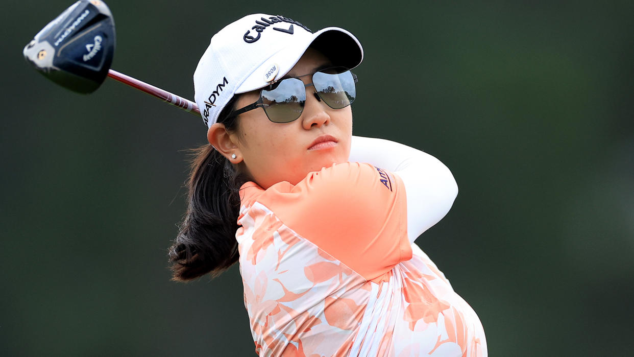  Rose Zhang takes a shot at the 2023 Augusta National Women's Amateur  