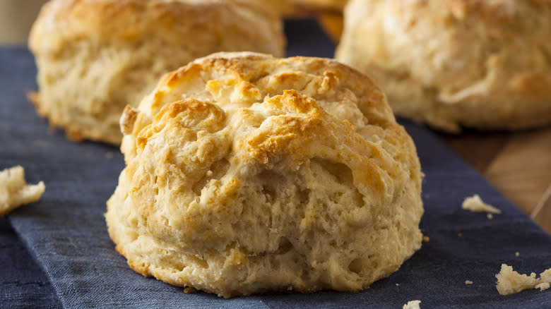 freshly baked biscuits