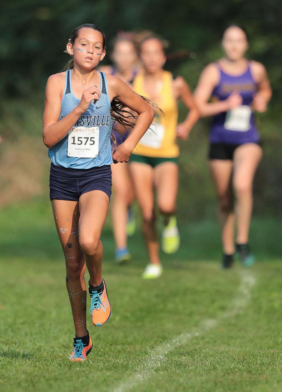 Louisville's Kylah Meyer places first at the Jackson HexSpacular in September. The state qualifier has been one of the area's top freshmen this season.