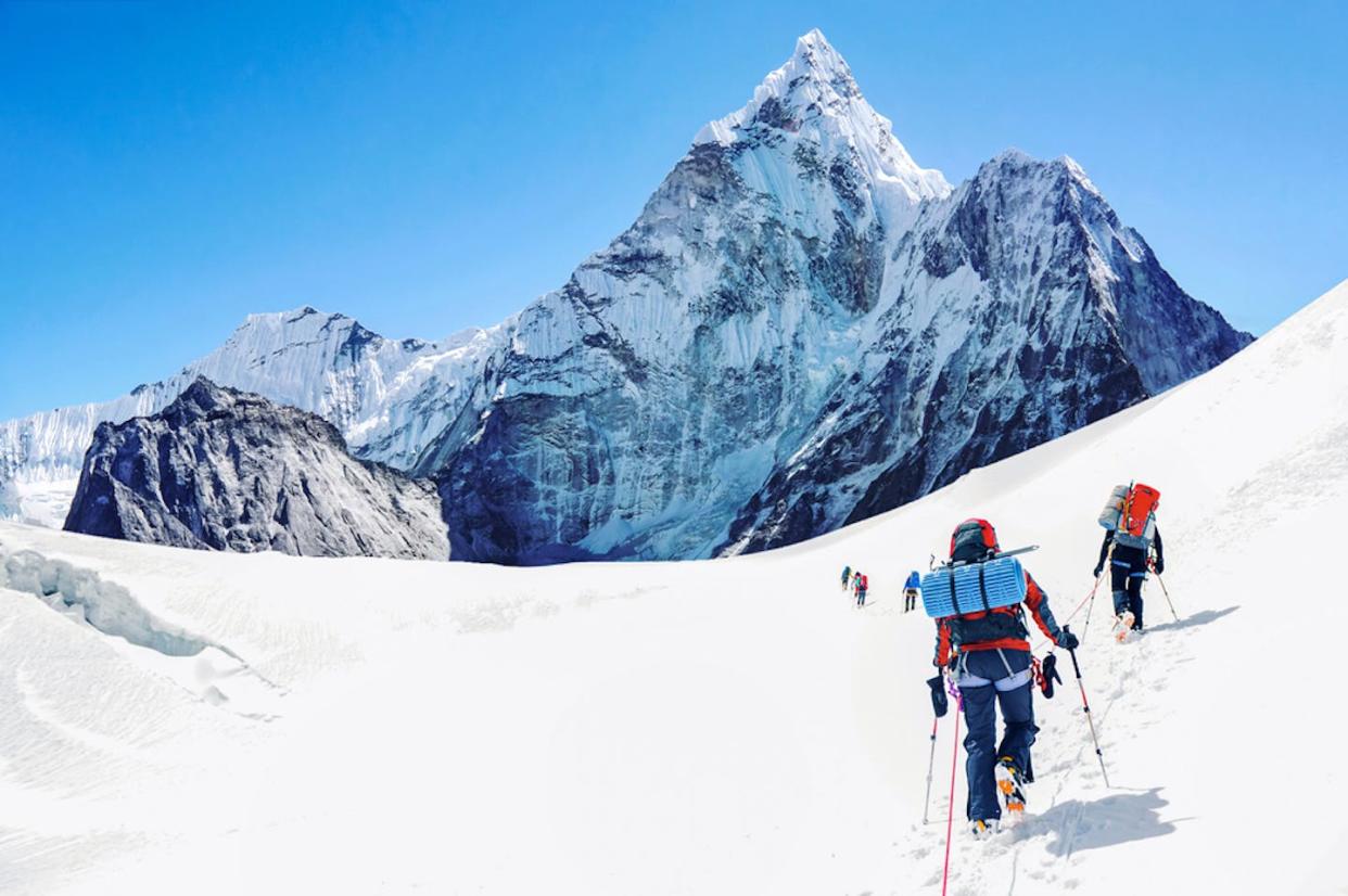 <a href="https://www.shutterstock.com/image-photo/group-climbers-reaching-everest-summit-nepal-1770226445" rel="nofollow noopener" target="_blank" data-ylk="slk:Shutterstock;elm:context_link;itc:0;sec:content-canvas" class="link ">Shutterstock</a>