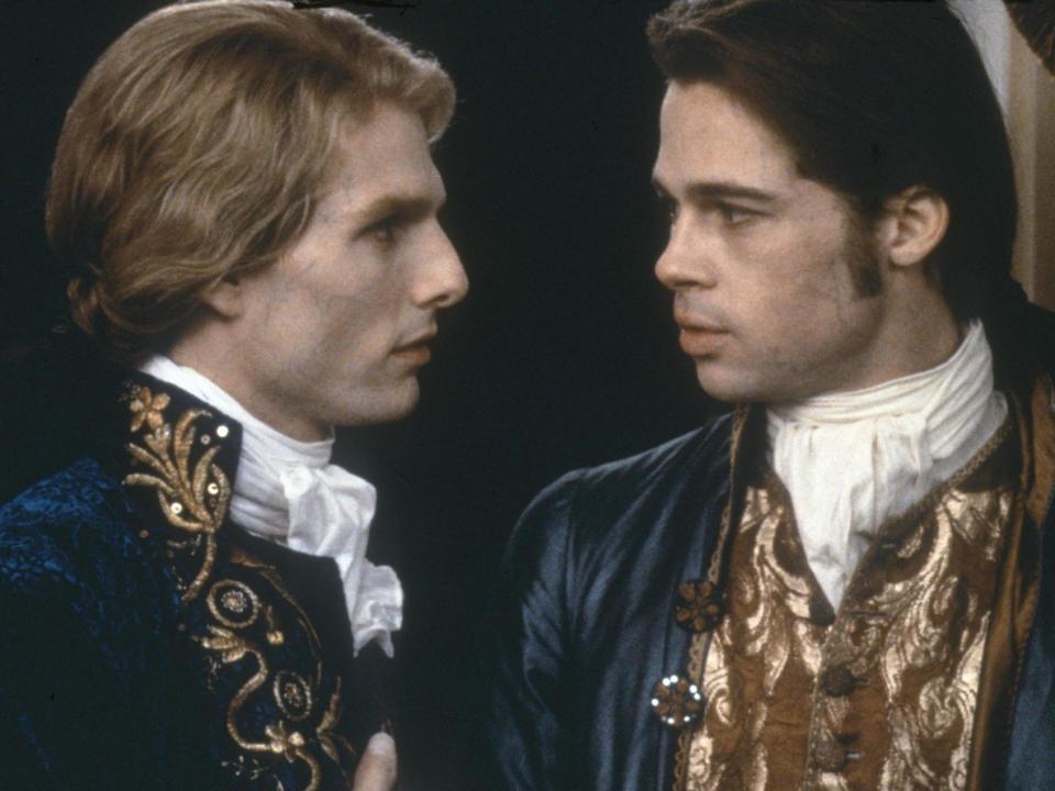 Tom Cruise and Brad Pitt in Neil Jordan's adaptation of 'Interview with the Vampire;: Warner Bros