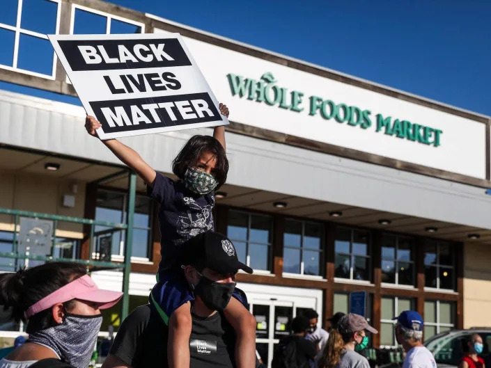 whole foods amazon black lives matter