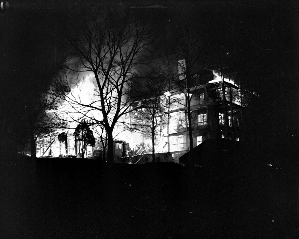 Nine women died in a fire at Highland Hospital's Central Building in Asheville, March 10-11, 1948.