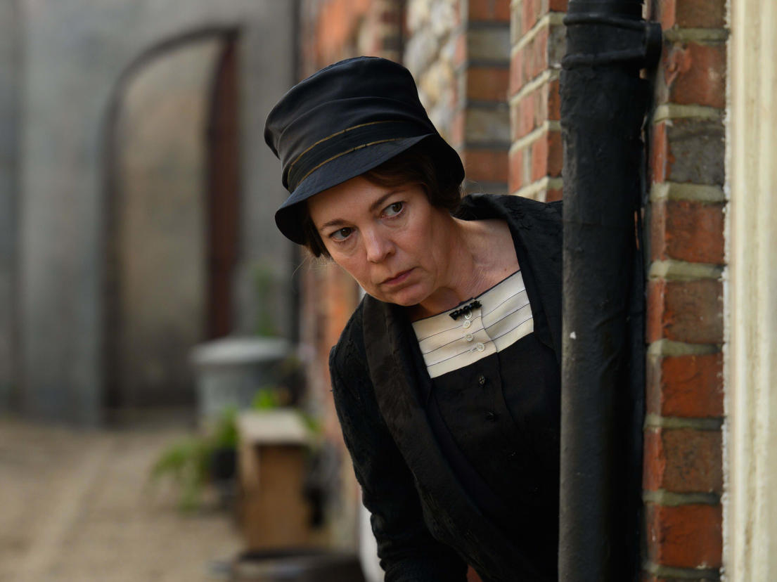 Olivia Colman played Edith Swan in Wicked Little Letters. (Studiocanal/Alamy)