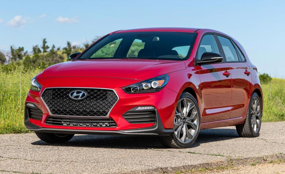 <p>Hyundai is ending the hatchback version of the <a href="https://www.caranddriver.com/hyundai/elantra" rel="nofollow noopener" target="_blank" data-ylk="slk:Elantra;elm:context_link;itc:0;sec:content-canvas" class="link ">Elantra</a>, by killing one of only a handful of hatchbacks left in the U.S. market. Hyundai said it is instead focusing on SUVs like the subcompact <a href="https://www.caranddriver.com/hyundai/venue" rel="nofollow noopener" target="_blank" data-ylk="slk:Venue;elm:context_link;itc:0;sec:content-canvas" class="link ">Venue</a> and <a href="https://www.caranddriver.com/hyundai/kona" rel="nofollow noopener" target="_blank" data-ylk="slk:Kona;elm:context_link;itc:0;sec:content-canvas" class="link ">Kona</a> models. The <a href="https://www.caranddriver.com/hyundai/elantra-gt" rel="nofollow noopener" target="_blank" data-ylk="slk:Elantra GT;elm:context_link;itc:0;sec:content-canvas" class="link ">Elantra GT</a> arrived in 2013 and was was recently redesigned in 2018. For now, the only hatchbacks left in Hyundai's lineup are the three-door <a href="https://www.caranddriver.com/hyundai/veloster" rel="nofollow noopener" target="_blank" data-ylk="slk:Veloster;elm:context_link;itc:0;sec:content-canvas" class="link ">Veloster</a> and its hotter <a href="https://www.caranddriver.com/hyundai/veloster-n" rel="nofollow noopener" target="_blank" data-ylk="slk:Veloster N;elm:context_link;itc:0;sec:content-canvas" class="link ">Veloster N</a> version. </p>