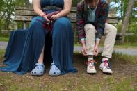 Boston area teens dress up for their prom photos, without the prom to go to amid the coronavirus disease (COVID-19) outbreak in Massachusetts