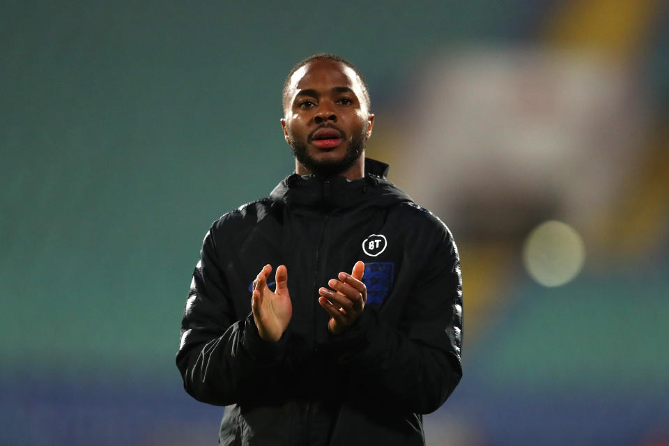 Raheem Sterling was the victim of more racist abuse on Monday, but some semblance of progress in combatting the issue was made. (Getty)