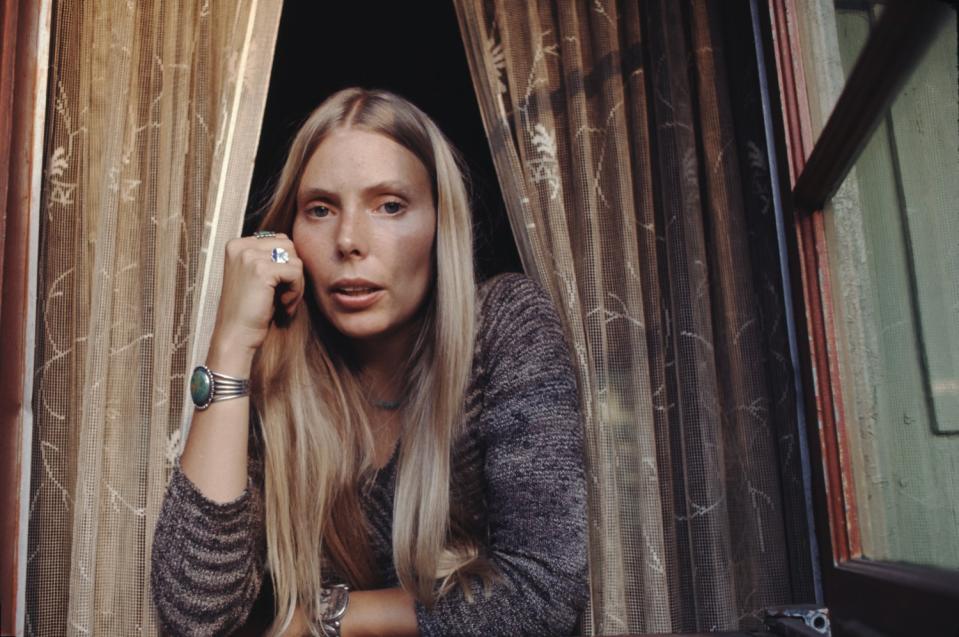 Joni Mitchell in a still from "Laurel Canyon" on Epix.