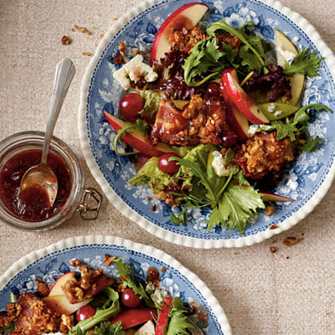 Apple-Pear Salad with Maple-Pecan Bacon