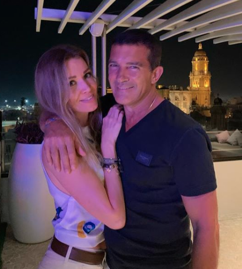 Antonio Banderas in Malaga Spain during coronavirus