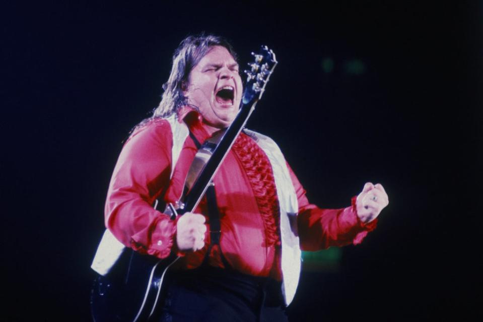American rock singer Meat Loaf performing, circa 197 (Getty Images)