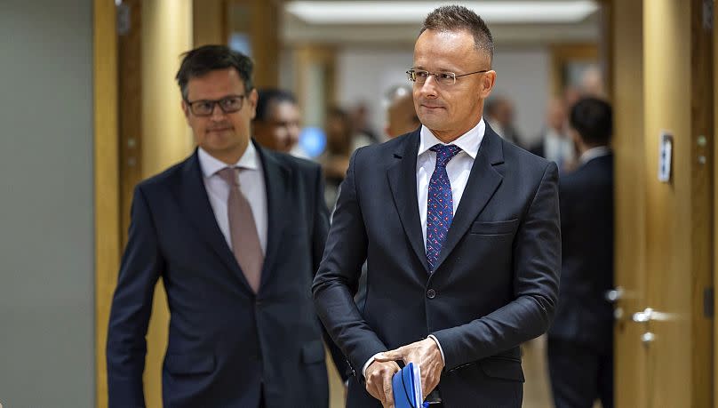 Hungary's Péter Szijjártó has threaten to take Ukraine to court over the restrictions placed on the Lukoil company.