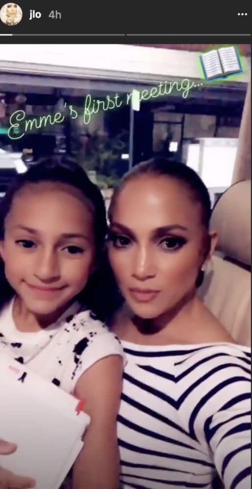 Jennifer Lopez and daughter Emme Muñiz