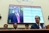 Treasury Secretary Steven Mnuchin testifies before the House Financial Services Committee hearing on "The Annual Testimony of the Secretary of the Treasury on the State of the International Financial System" in Washington, U.S., May 22, 2019. REUTERS/Mary F. Calvert