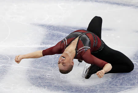 Figure Ice Skating - ISU Grand Prix of Figure Skating Final - Men Short Program - Nagoya, Japan - December 7, 2017. Adam Rippon of the U.S. REUTERS/Issei Kato