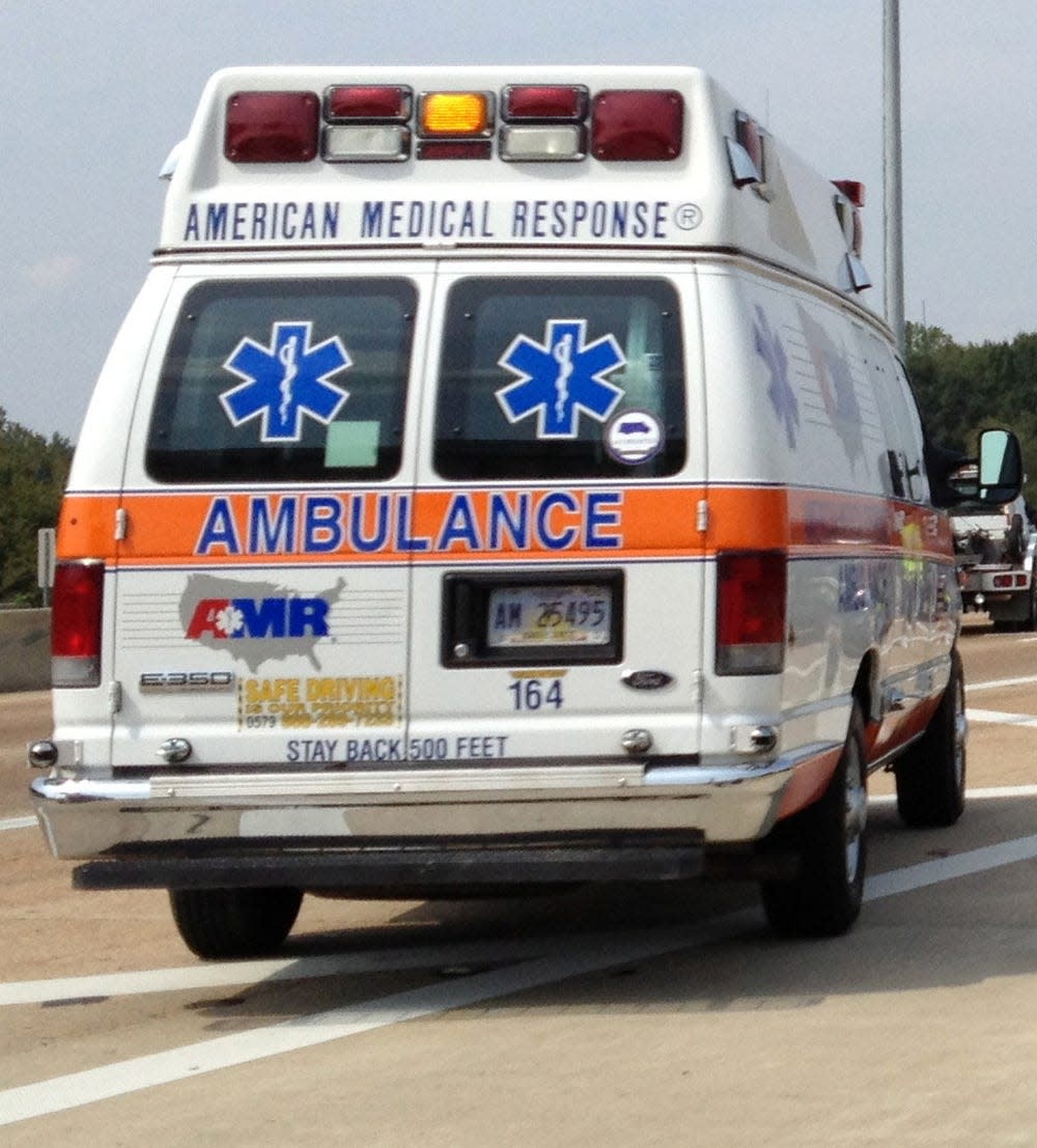 An ambulance is shown in this file photo. Gov. Tate Reeves has signed a bill into law that will allow for ambulance providers to service emergency calls outside of their commercial territories.