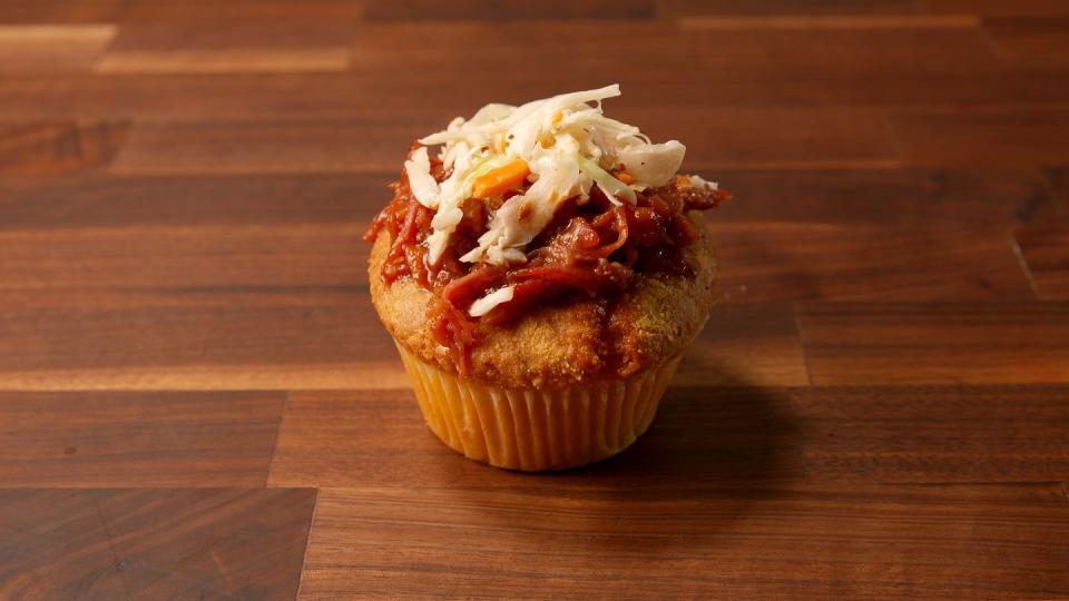 Pulled Pork Cornbread Cups