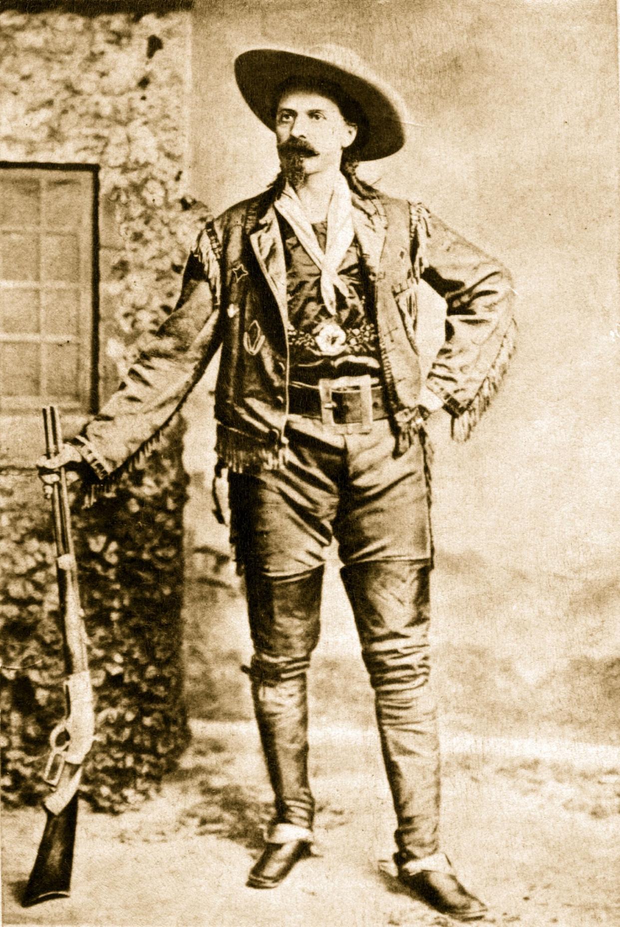 William Frederick Cody (1846 - 1917) better known as 'Buffalo Bill', American scout, pony express rider and showman. (Photo by Hulton Archive/Getty Images)