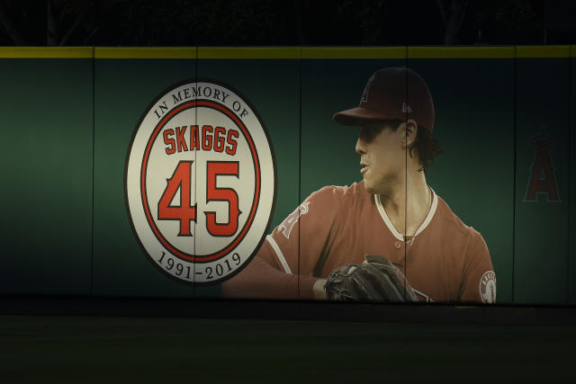 Charitybuzz: Los Angeles Angels Jersey Signed by Pitcher Tyler Skaggs