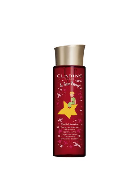 CLARINS 克蘭詩 極緻活齡撫紋精華水（小王子限定版），200ml，NT.2,700 PHOTO CREDIT: CLARINS