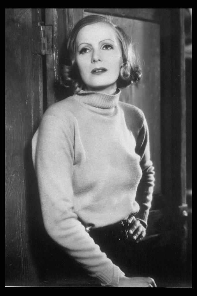 a portrait of greta garbo