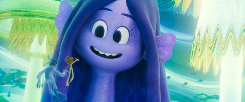 The purple-hued main character of Ruby Gillman, Teenage Kraken