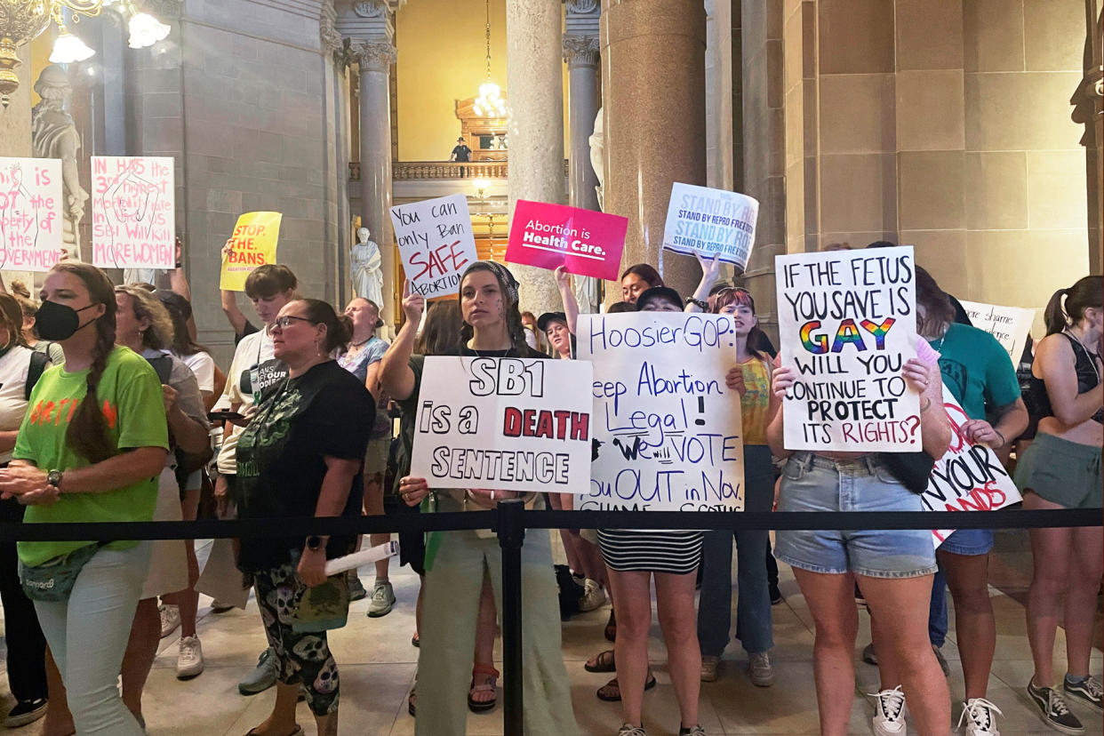 Abortion Indiana - Credit: Arleigh Rodgers/AP Images