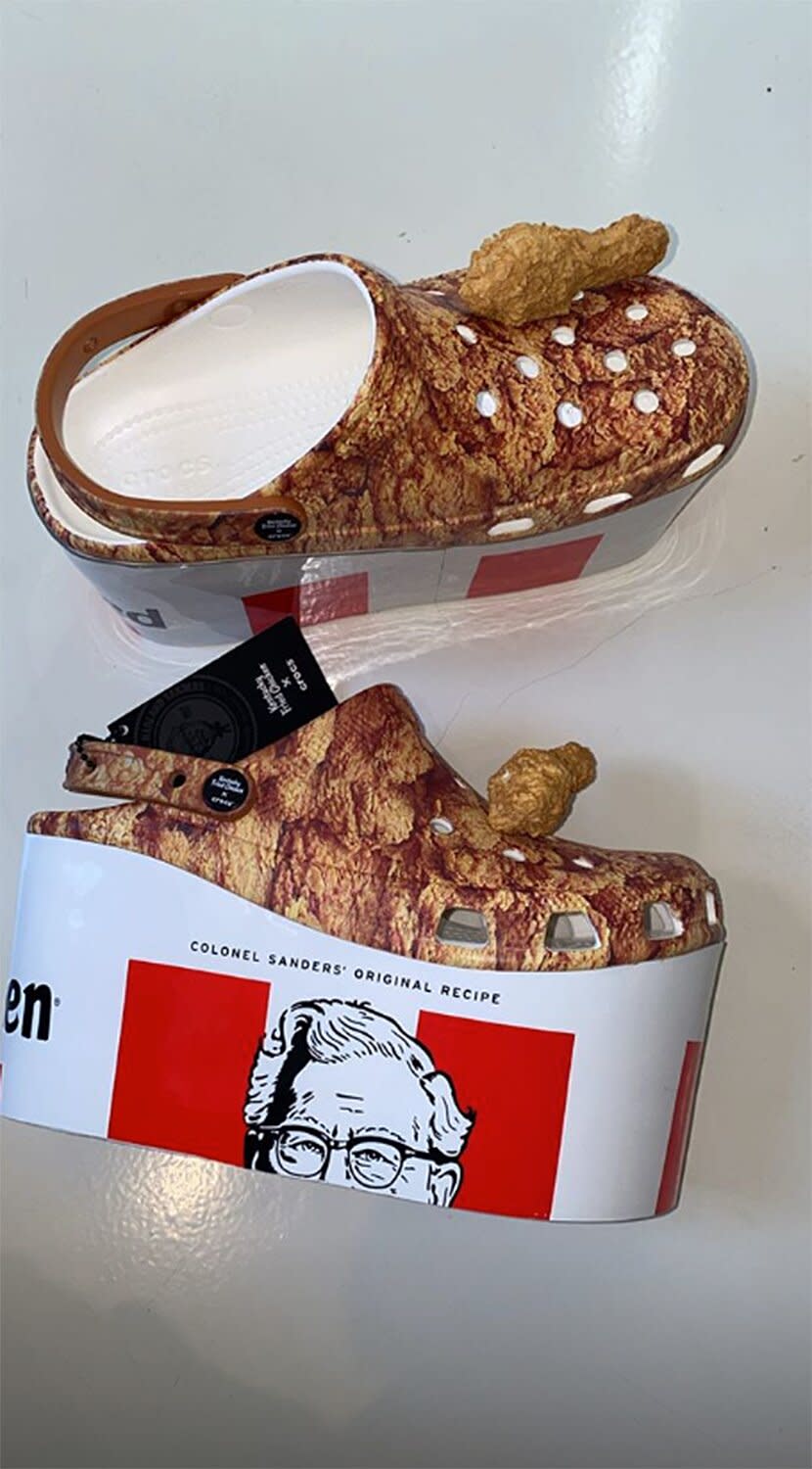 Kim Kardashian KFC platform crocs