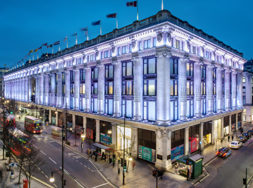 Selfridges on Oxford Street. Photo: Lawrie Cornish