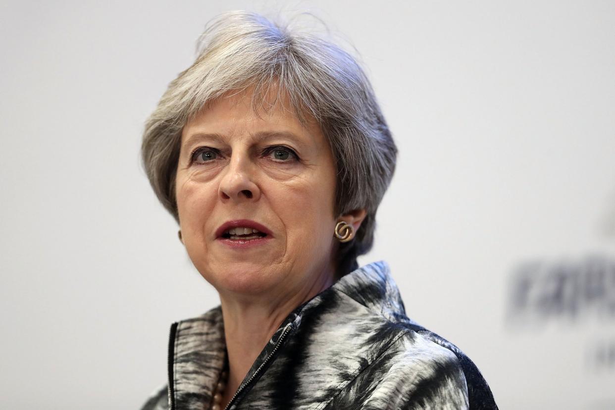Theresa May has come under mounting pressure from Tory Brexiteers furious at her Brexit strategy: Getty Images