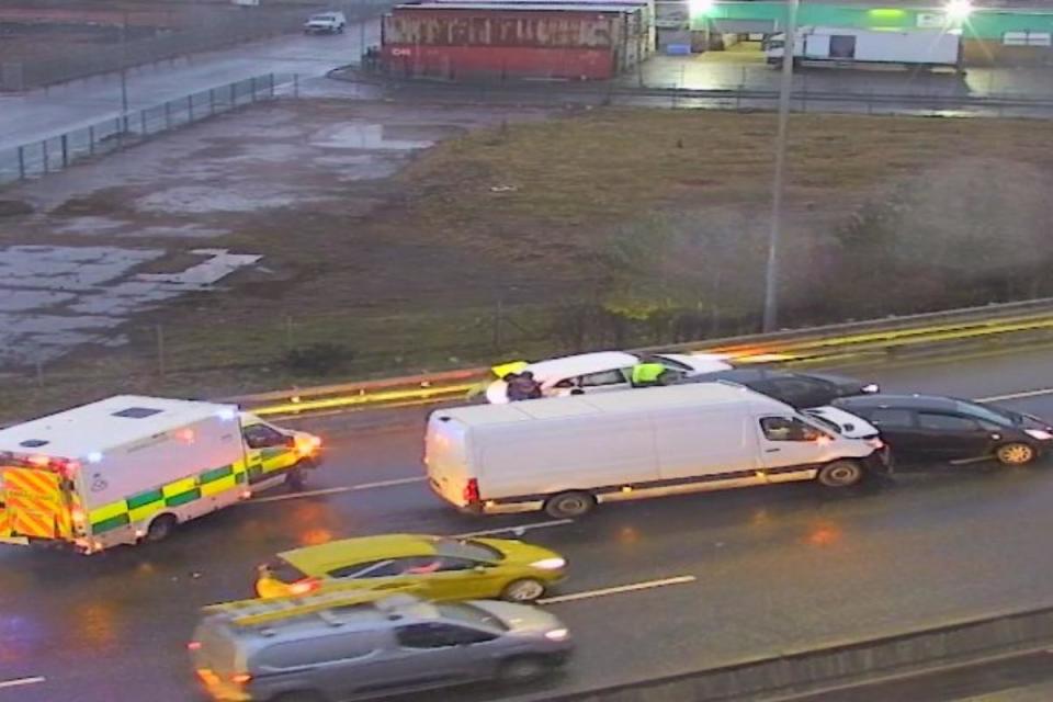 Part of major motorway BLOCKED amid emergency incident i(Image: Traffic Scotland)/i