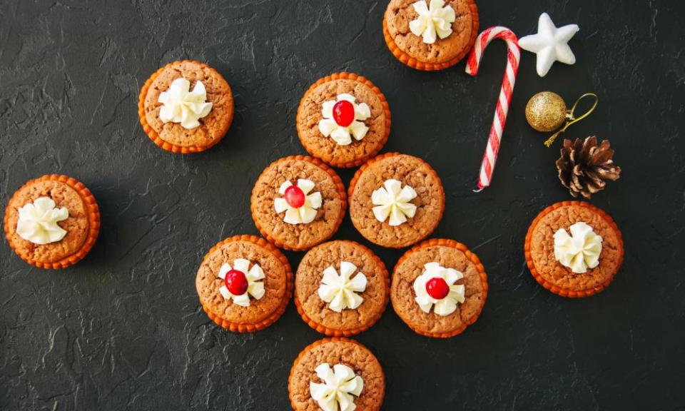 Brownie mince pies … two types of alcohol.