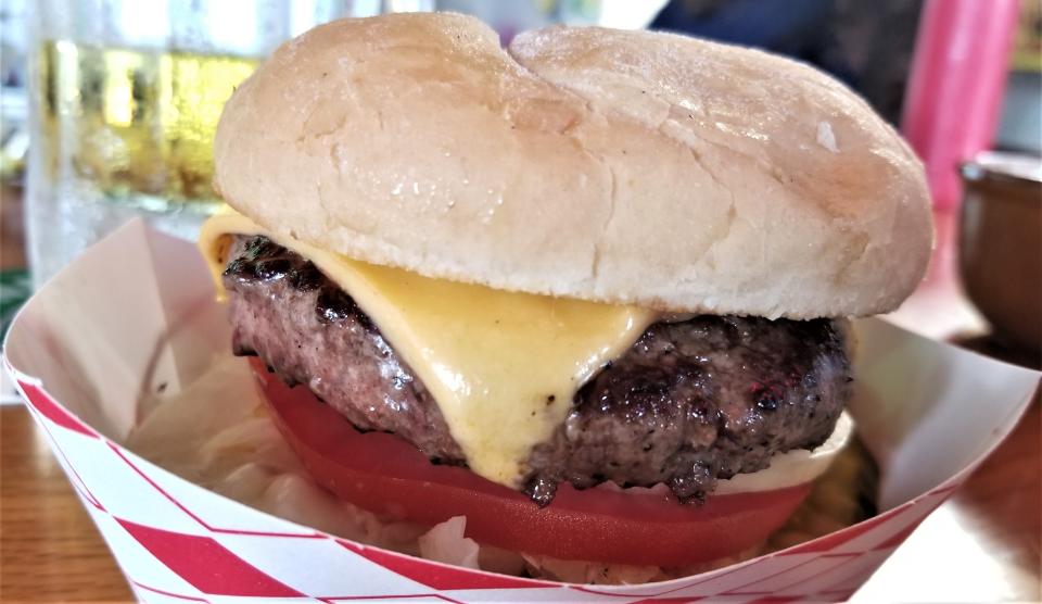 Duffy's Tavern  has been serving its "world famous" burgers on Anna Maria Island since 1971. This cheeseburger was photographed April 12, 2023.