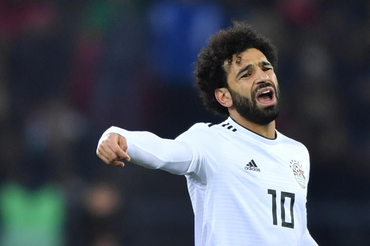 Mohamed Salah con Egipto / Foto: Getty Images