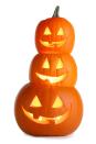 <p><strong><em>What were originally used as the first Jack-o'-Lanterns?</em></strong></p><p><strong>Answer: </strong>Turnips. Originating in Ireland, people would hollow out turnips and place a lump of coal in it as a type of lantern and set it at their door as a guide for poor "Jack." Jack, legend has it, tricked the devil and wasn't allowed into heaven or hell, so he was cursed to wander the earth forever in the in-between. The Irish then brought this tradition to America and found that pumpkins were a far better alternative to the turnip, thus instilling an American fall tradition.</p>