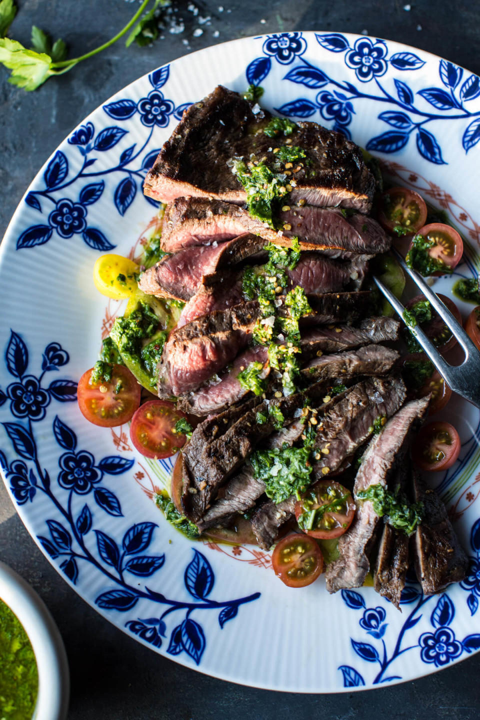 <strong>Get the <a href="https://www.halfbakedharvest.com/grilled-skirt-steak-with-chimichurri/" target="_blank">Grilled Skirt Steak with Chimichurri recipe</a>&nbsp;from Half Baked Harvest</strong>