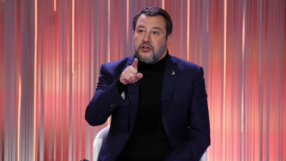 Matteo Salvini argued that the suspects - who are Egyptian migrants - should not have been allowed to stay in Italy. - Massimo Di Vita/Mondadori Portfolio/Getty Images