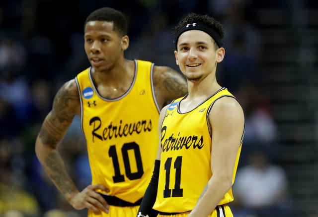 UMBC’s Jairus Lyles and K.J. Maura will forever be remembered for their March heroics. (Getty)