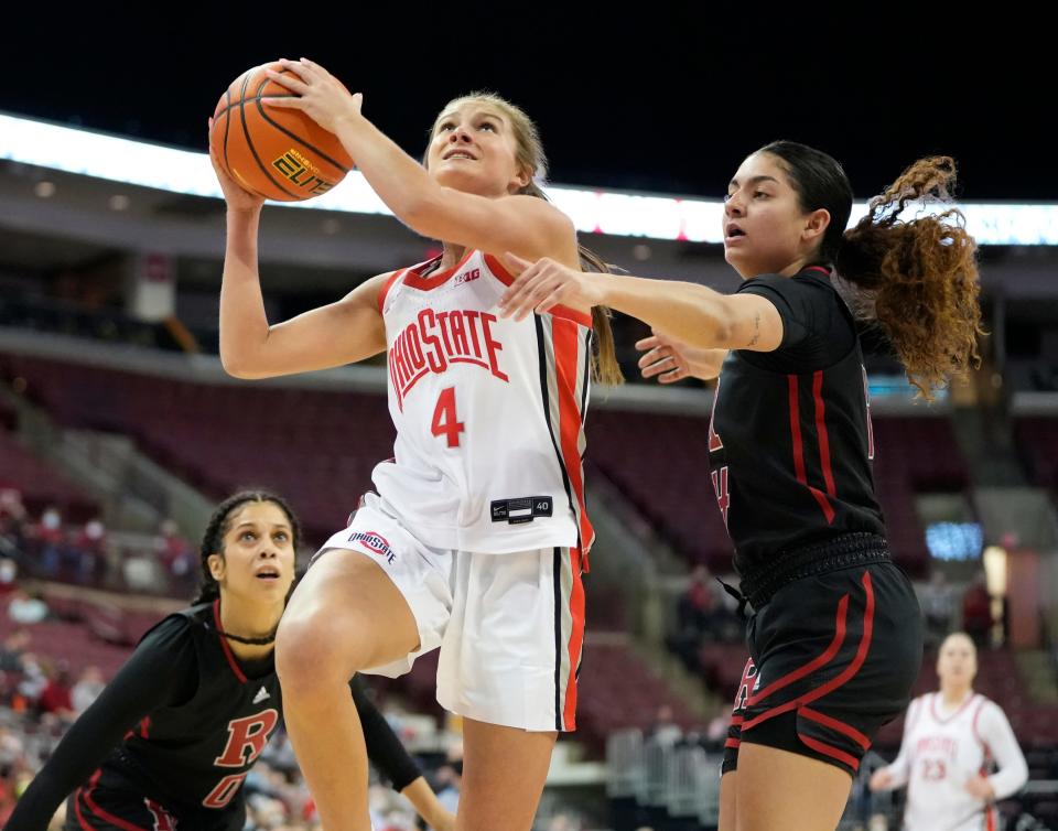 Ohio State's Jacy Sheldon leads the Buckeyes with 19.5 points per game and will be counted on as OSU faces the tenth-best scoring defense in the country in Missouri State.