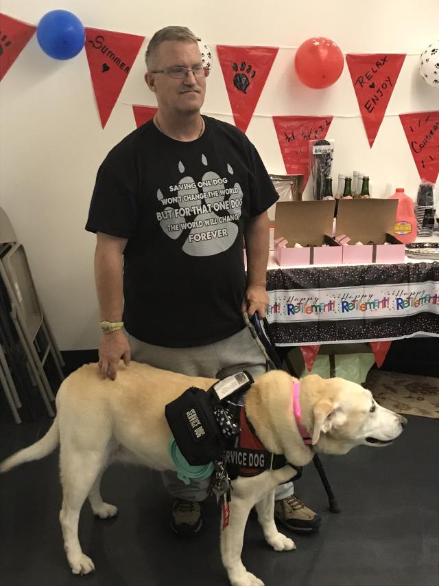 are service dogs happy