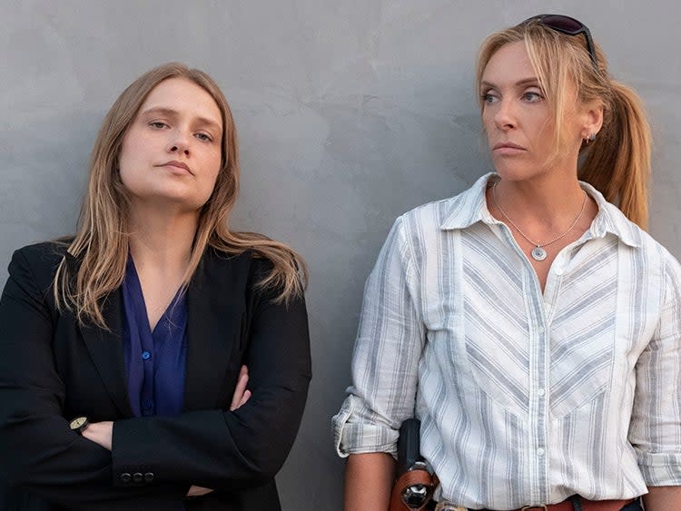 Merritt Wever and Toni Collette in Unbelievable: Beth Dubber/Netflix