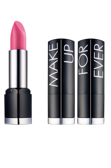 Try a modern pink lip