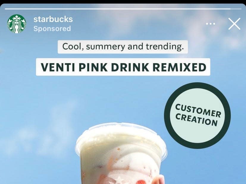 Starbucks social sips promo