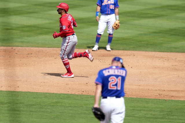 Mets pitcher Max Scherzer tests MLB clock limits - Taipei Times