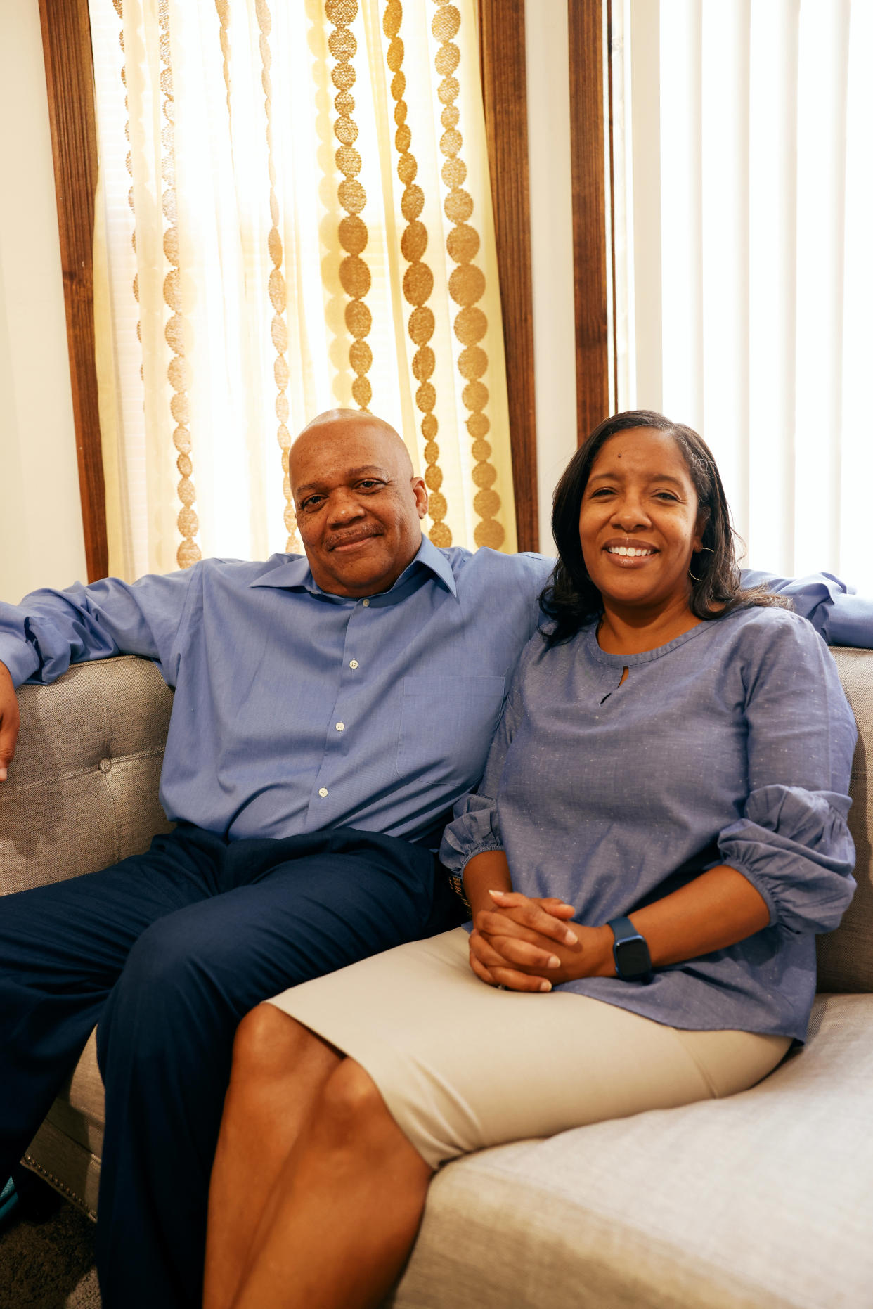 Jerry y Jody Wash en su casa de Hammond, Indiana, el 16 de septiembre de 2022. (Lawrence Agyei/The New York Times)