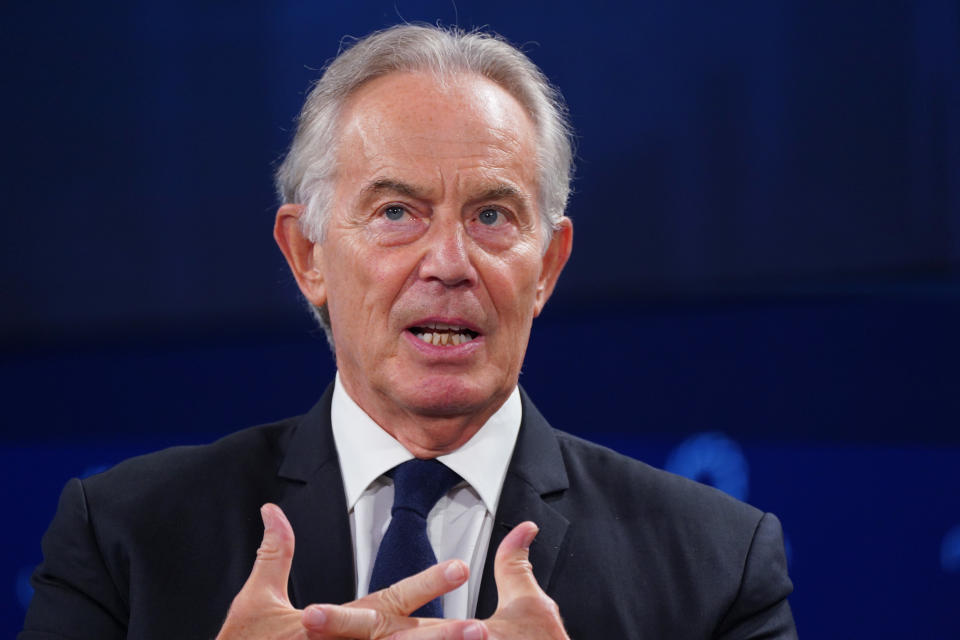 Tony Blair es uno de los exprimeros ministros que está cobrando  la pensión. (Photo by Leigh Vogel/Getty Images for Concordia Summit)